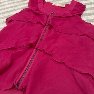 DKNY Fuchsia Sleeveless Top